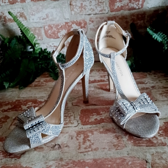 Kate Preston Lula Rhinestone Bow Ankle Sandal - Picture 10 of 16